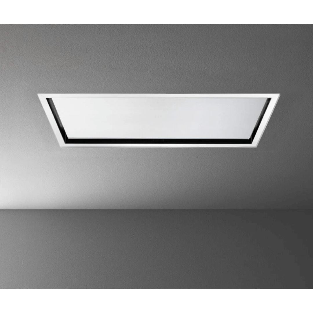 Falmec Nube 36 in. 600 CFM Flush Ceiling Mount Range Hood in Stainless Steel- Motor Required (FDNUB36C6SS-R) 