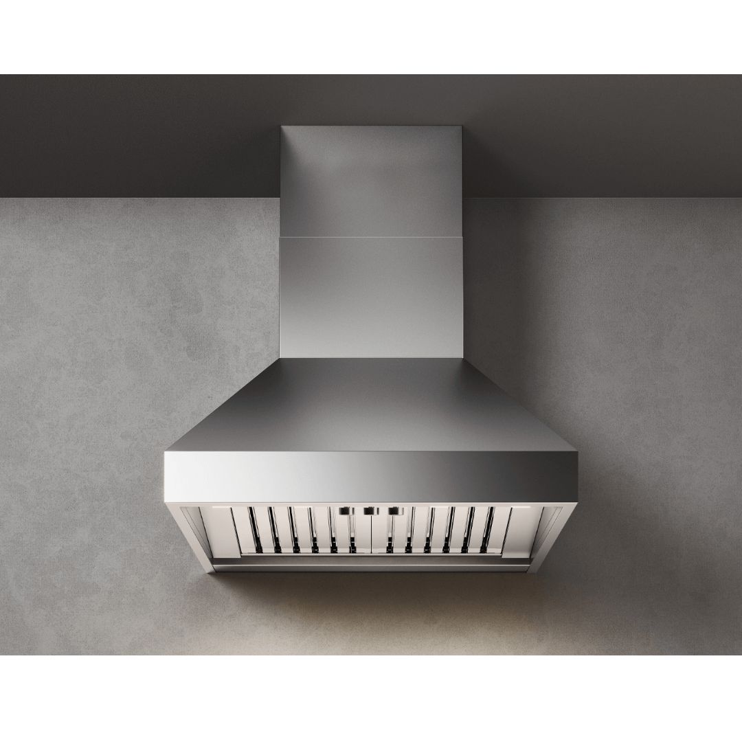 Falmec Pyramid Pro Professional 1000 CFM Wall Mount Range Hood in Stainless Steel with Size Options (FPDPR) 