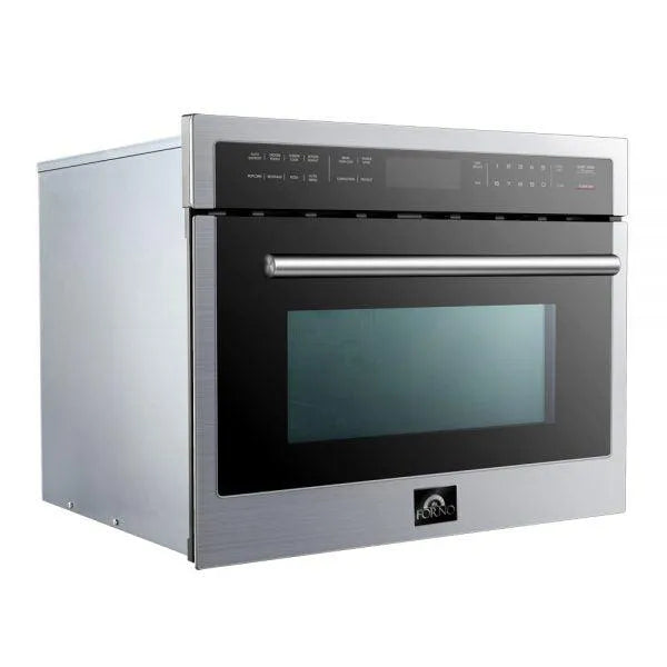 Forno 24 in. 1.6 cu. ft. Built-In Compact Convection Microwave Oven (FMWDR3093-24)-