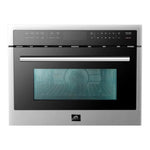 Forno 24 in. 1.6 cu. ft. Built-In Compact Convection Microwave Oven (FMWDR3093-24)-