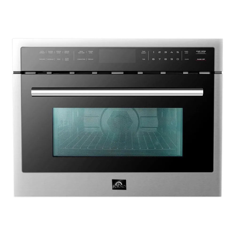 Forno 24 in. 1.6 cu. ft. Built-In Compact Convection Microwave Oven (FMWDR3093-24)-