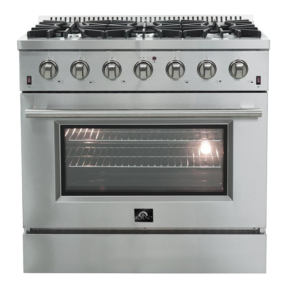 Forno 36 in. All Gas Range front.