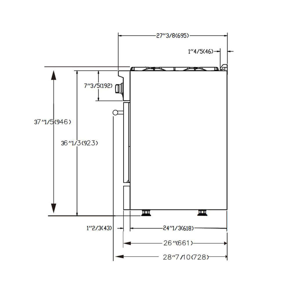 Forno 3-Piece Stainless Steel Kitchen Package with 36 in. Refrigerator and 36 in. Dual Fuel Range and 24 in. Tall Tub Dishwasher in Stainless Steel (FFRBI1820-36SB +FFSGS6156-36 +FDWBI8067-24S)-