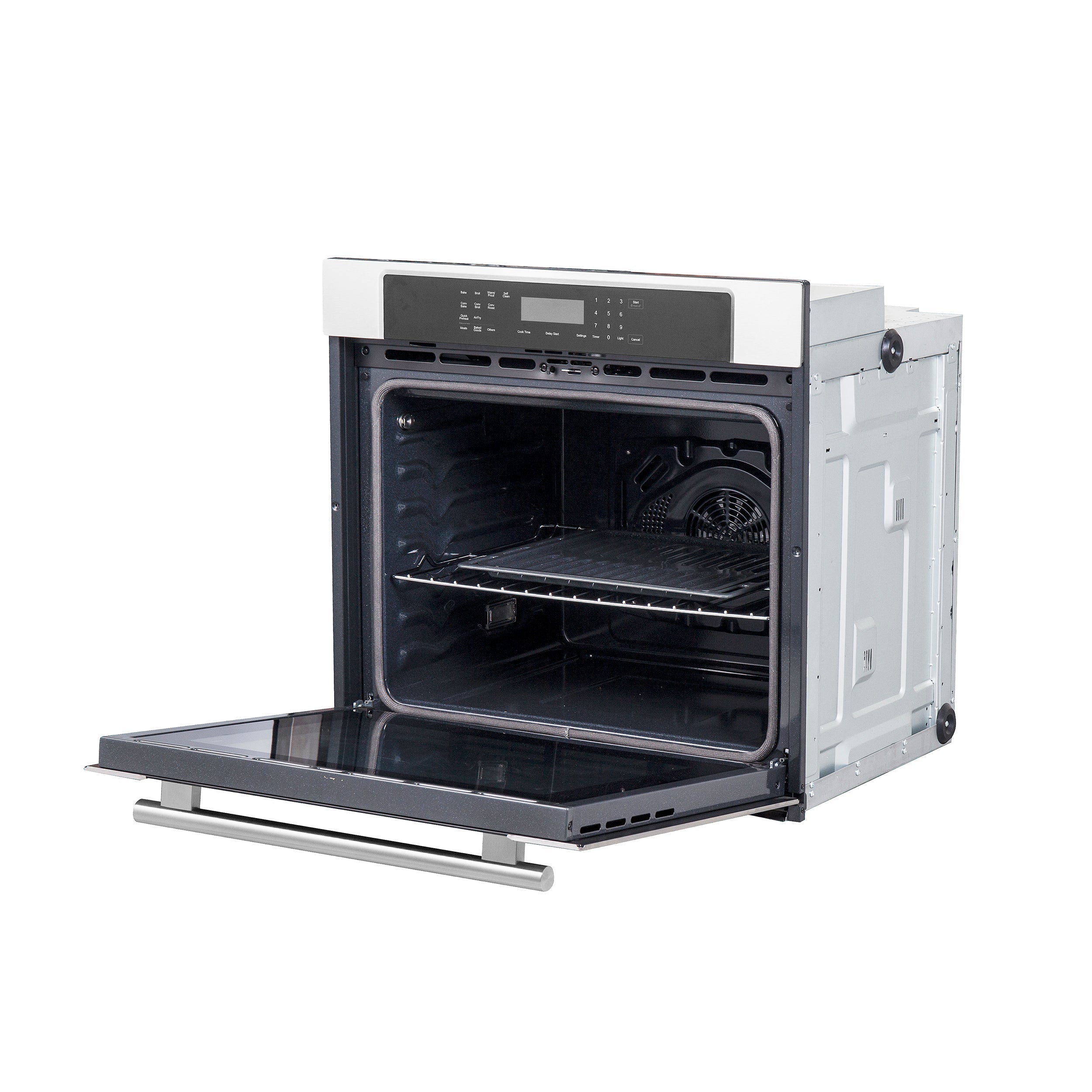 Forno 30 in. Electric Single Wall Oven In Stainless Steel with Self-Clean (FBOEL1358-30)-