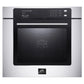 Forno 30 in. Electric Single Wall Oven In Stainless Steel with Self-Clean (FBOEL1358-30)-