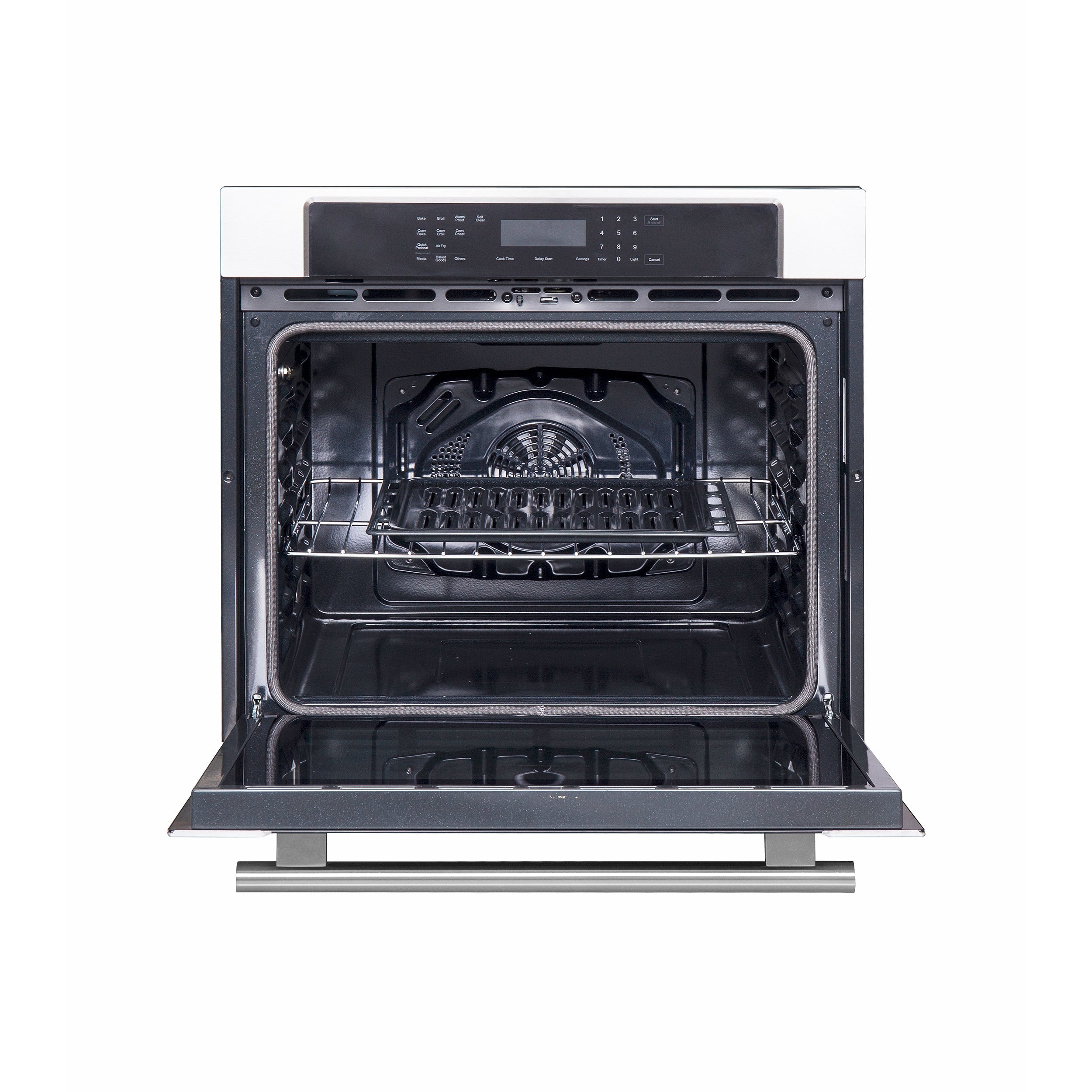 Forno 30 in. Electric Single Wall Oven In Stainless Steel with Self-Clean (FBOEL1358-30)-