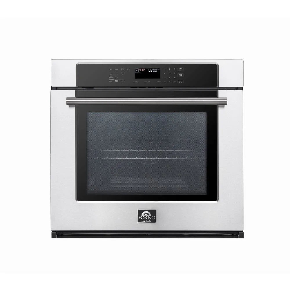 Forno 30 in. Electric Single Wall Oven in Stainless Steel with Self-Clean (FBOEL1358-30) main image.