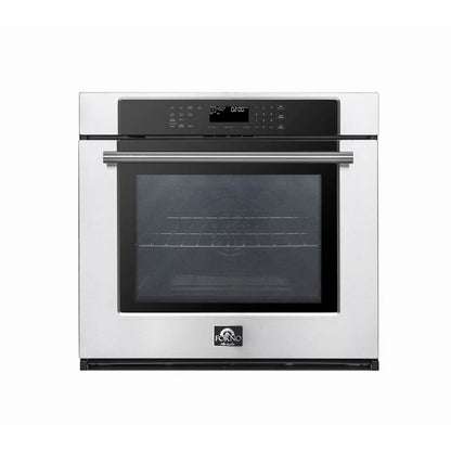 Forno 30 in. Electric Single Wall Oven In Stainless Steel with Self-Clean (FBOEL1358-30)-