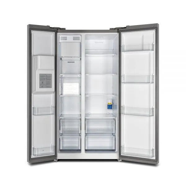 Forno 36 in. 20.0 cu. ft Counter Depth Side by Side Refrigerator with Water and Ice Dispenser in Stainless Steel (FFRBI1844-36SB)-