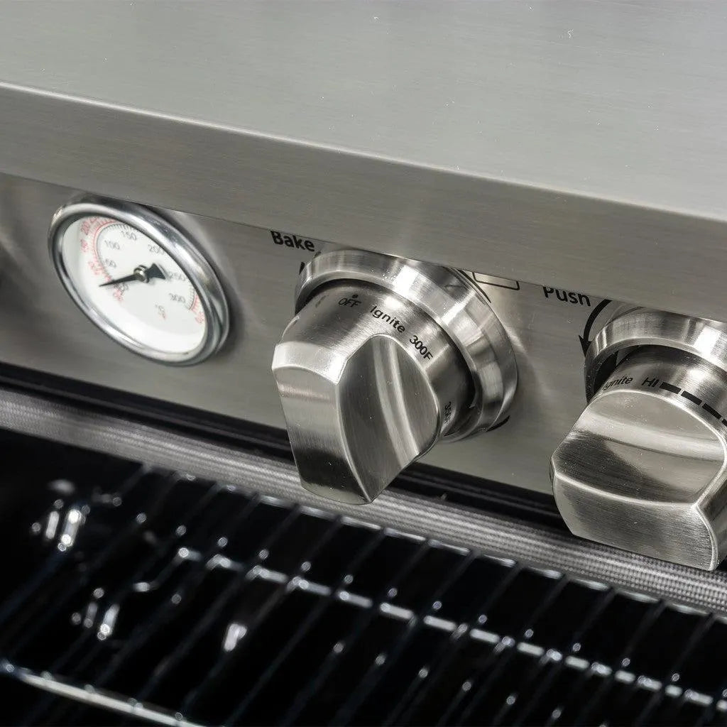 Forno Alta Qualita - 30 in. 4.62 cu. ft. Pro-Style Range with Gas Stove and Gas Oven in Stainless Steel (FFSGS6228-30S) Gas Cooktop and Gas Oven Knobs