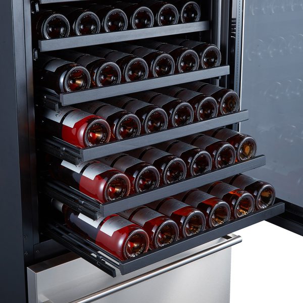 Forno Azienda - 24 in. Dual Zone Wine Cellar 6.25 cu. ft.- 108 Bottle (FWCDR6628-24S)-
