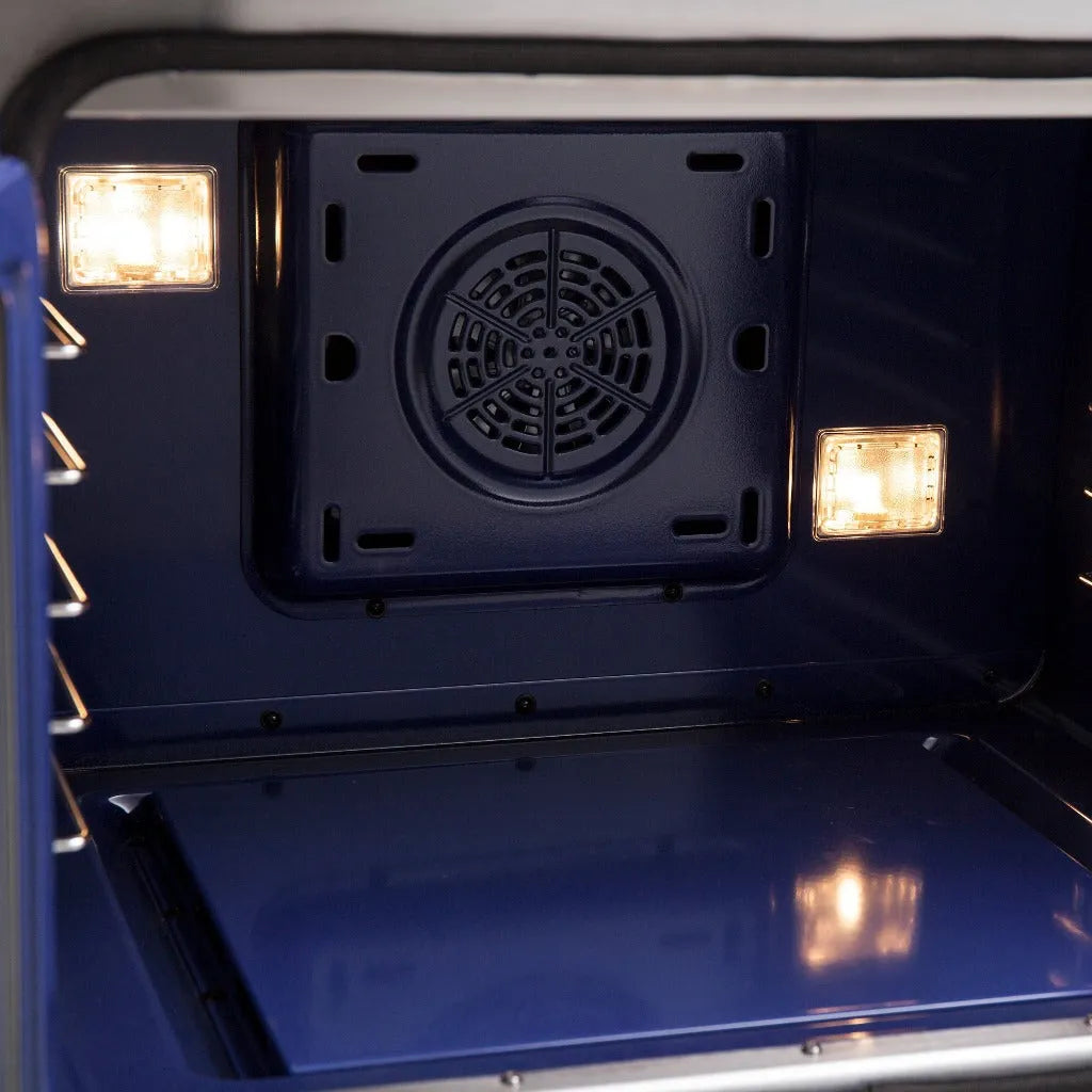 Forno Capriasca 30 in. 4.32 cu. ft. French Door Freestanding Dual Fuel Range with Gas Stove and Electric Oven in Stainless Steel (FFSGS6387-30)-