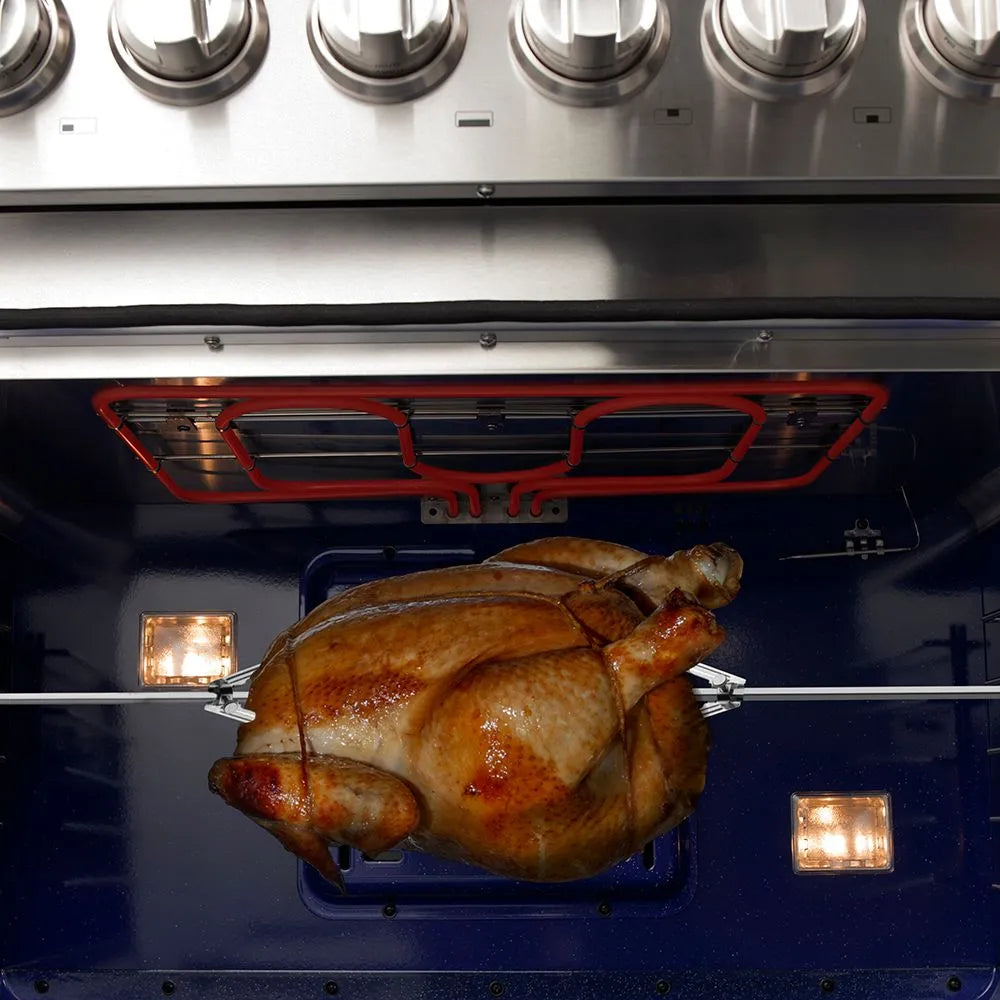 Forno Capriasca - 48 in. 6.58 cu. ft. Professional Dual Fuel Freestanding Range (FFSGS6187-48)-