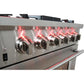 Forno Capriasca - 48 in. 6.58 cu. ft. Professional Freestanding All Gas Range (FFSGS6260-48)-