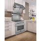 Forno Capriasca - Titanium 30 in. 4.53 cu. ft. Professional Freestanding Dual Fuel Range (FFSGS6187-30) Installed in a luxury kitchen