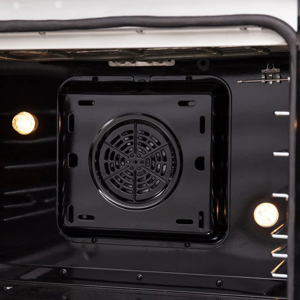 Forno Galiano 30 in. 4.32 cu. ft. French Door Freestanding All Electric Range in Stainless Steel (FFSEL6917-30)-