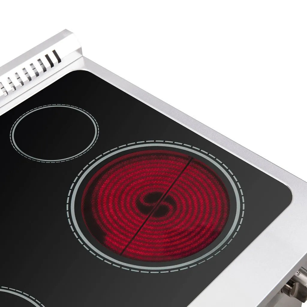 Forno Galiano 30 in. 4.32 cu. ft. French Door Freestanding All Electric Range in Stainless Steel (FFSEL6917-30)-