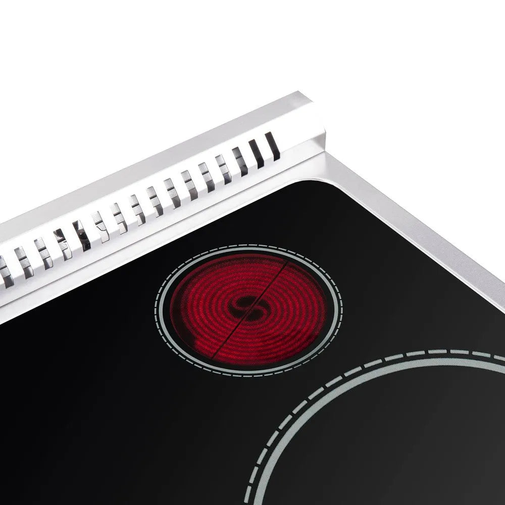 Forno Galiano 30 in. 4.32 cu. ft. French Door Freestanding All Electric Range in Stainless Steel (FFSEL6917-30)-