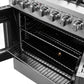 Forno Galiano 30 in. 4.32 cu. ft. French Door Freestanding Dual Fuel Range with Gas Stove and Electric Oven in Stainless Steel (FFSGS6356-30)-
