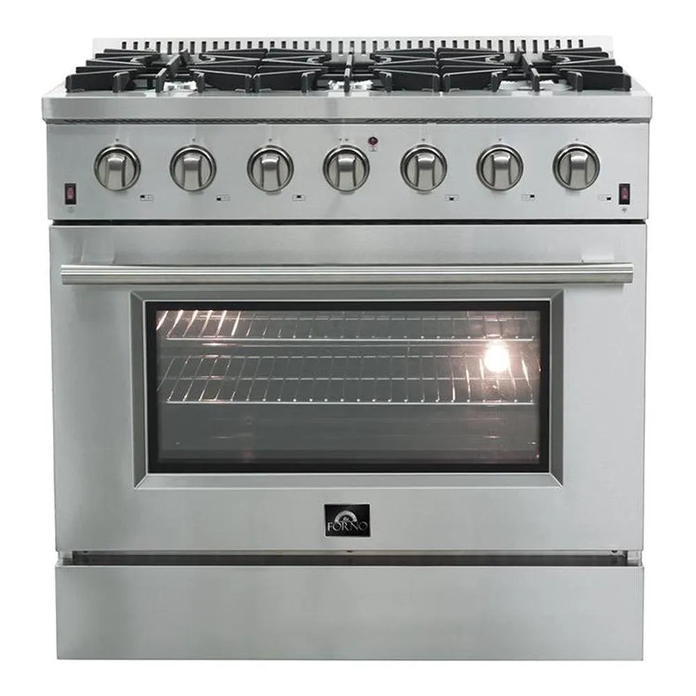 Forno Galiano Gold Professional - 36 inch 5.32 cu.ft. Freestanding All Gas Range (FFSGS6244-36)