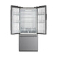 Forno 31" French Door Refrigerator with Doors Open.