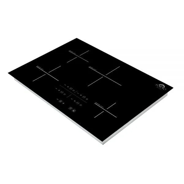 Forno Lecce - 30 in. 4 Burner Induction Cooktop in Black Glass (FCTIN0545-30)-