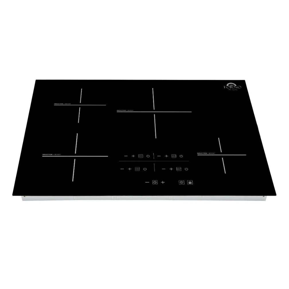 Forno Lecce 30 in. 4 Burner Induction Cooktop in Black Glass (FCTIN0545-30) main image.