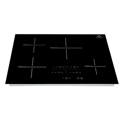 Forno Lecce - 30 in. 4 Burner Induction Cooktop in Black Glass (FCTIN0545-30)-