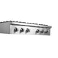 Forno Lseo 36 in. 6 Burner Gas Rangetop with Griddle in Stainless Steel (FCTGS5737-36)-