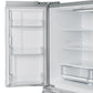 Forno Moena - 36 in. 19 cu. ft. French Door Counter Depth Refrigerator with Decorative Grill Trim Kit in Stainless Steel (FFRBI1820-40SG)-