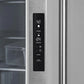 Forno Moena - 36 in. 19 cu. ft. French Door Counter Depth Refrigerator with Decorative Grill Trim Kit in Stainless Steel (FFRBI1820-40SG)-