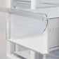 Forno Salerno - 33 in. Side by Side Refrigerator in Stainless Steel with Decorative Grill Trim Kit (FFRBI1805-37SG)-