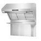 Forno Savona - 36 in. Wall Mount Range Hood & Back Splash in Stainless Steel (FRHWM5029-36HB)-