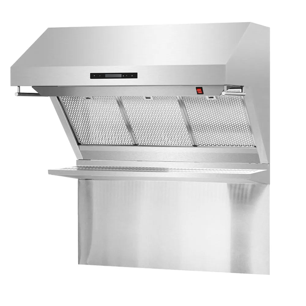 Forno Savona - 36 in. Wall Mount Range Hood & Back Splash in Stainless Steel (FRHWM5029-36HB)-