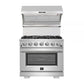 Forno Savona - 36 in. Wall Mount Range Hood & Back Splash in Stainless Steel (FRHWM5029-36HB)-
