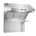 Forno Savona - 36 in. Wall Mount Range Hood & Back Splash in Stainless Steel (FRHWM5029-36HB)