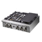 Forno Spezia 30 in. 5 Burner Gas Cooktop with Wok Ring and Griddle in Stainless Steel (FCTGS5751-30)-