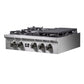 Forno Spezia 30 in. 5 Burner Gas Cooktop with Wok Ring and Griddle in Stainless Steel (FCTGS5751-30)-