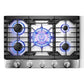 Fotile 2-Piece Kitchen Package-With Stainless Steel 30 in. Gas Cooktop and 30 in. 850 CFM Wall Mount Range Hood with Touchscreen (JQG7501 + GLS30501)