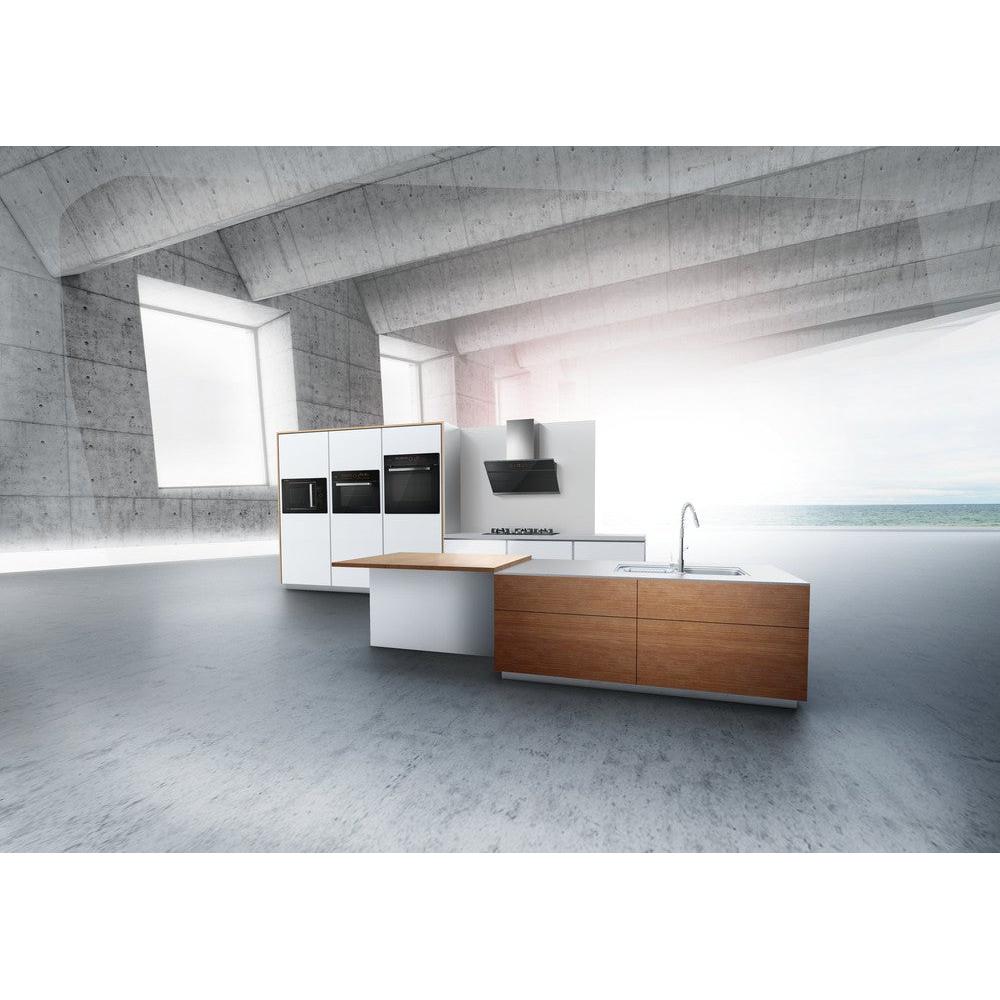 Fotile 24 in. Built-In Electric Wall Oven with Convection in Black Tempered Glass (KSG7003A)