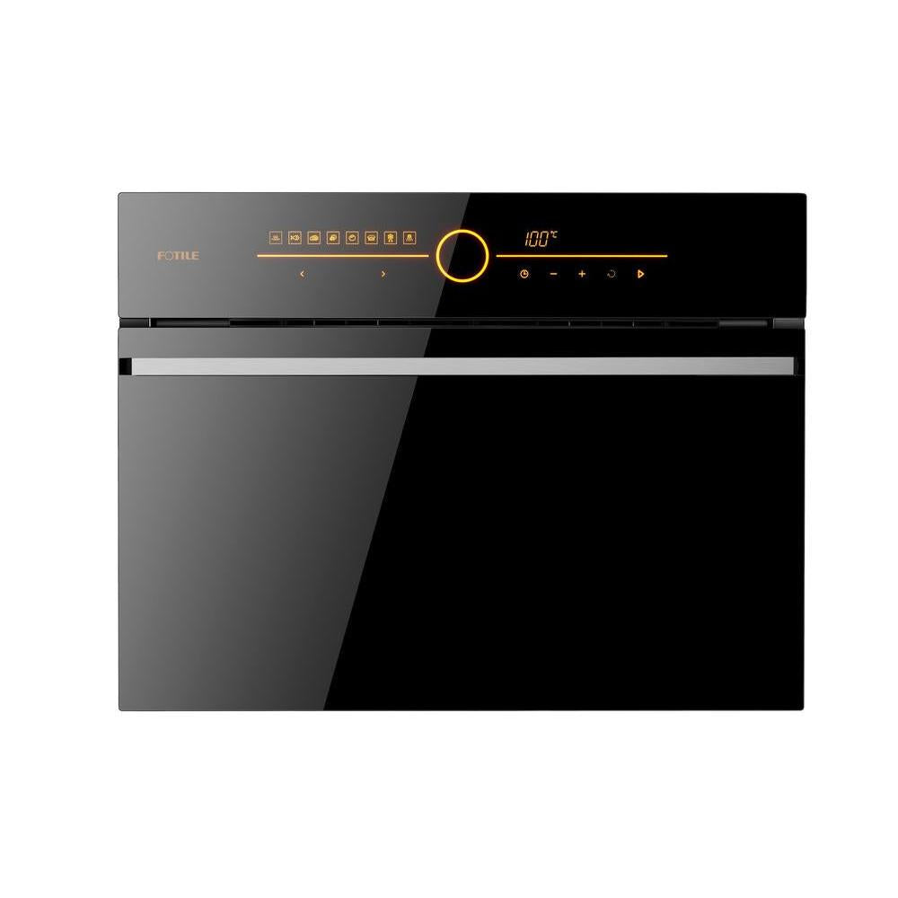 Fotile 24 in. Built-In Steam Oven in Black Tempered Glass (SCD42-C2T)