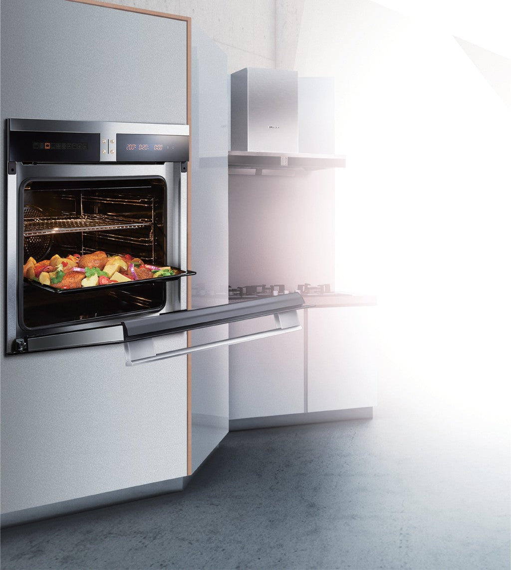 Fotile 24 in. Convection Built-In Electric Wall Oven in Stainless Steel (KSS7002A)