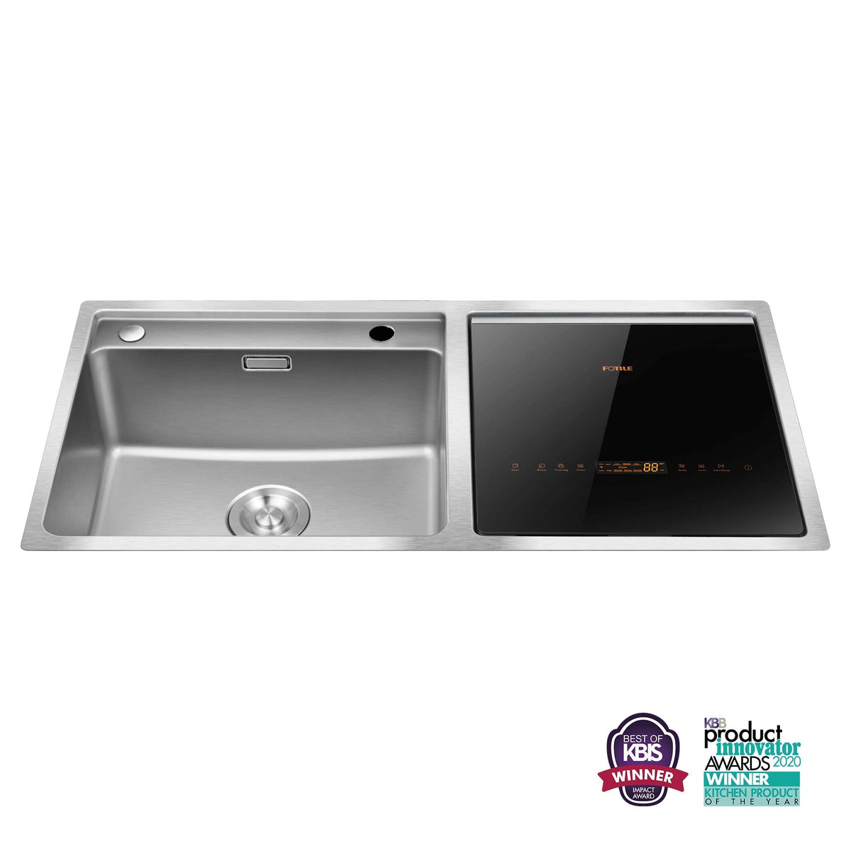 Fotile 3-in-1 In-Sink Dishwasher and Produce Cleaner Combination System (SD2F-P1X)