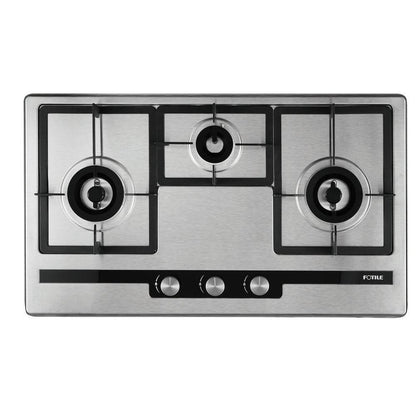 Fotile EPS Series 31 in. Cooktop with 3 Sealed Burners in Stainless Steel (GAS78307)