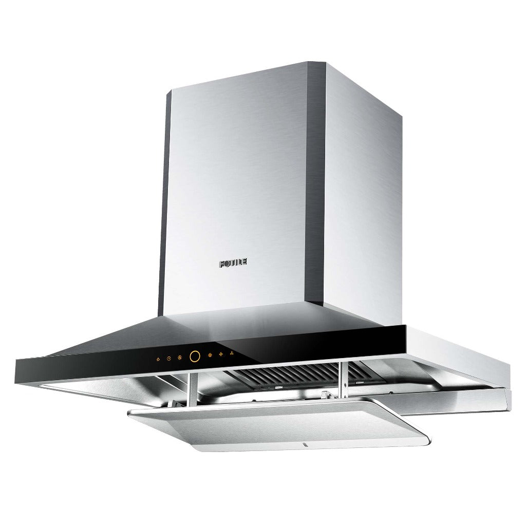 Fotile Perimeter Vent Series 36 in. 1000 CFM Wall Mount Range Hood with Touchscreen in Stainless Steel (EMS9026)