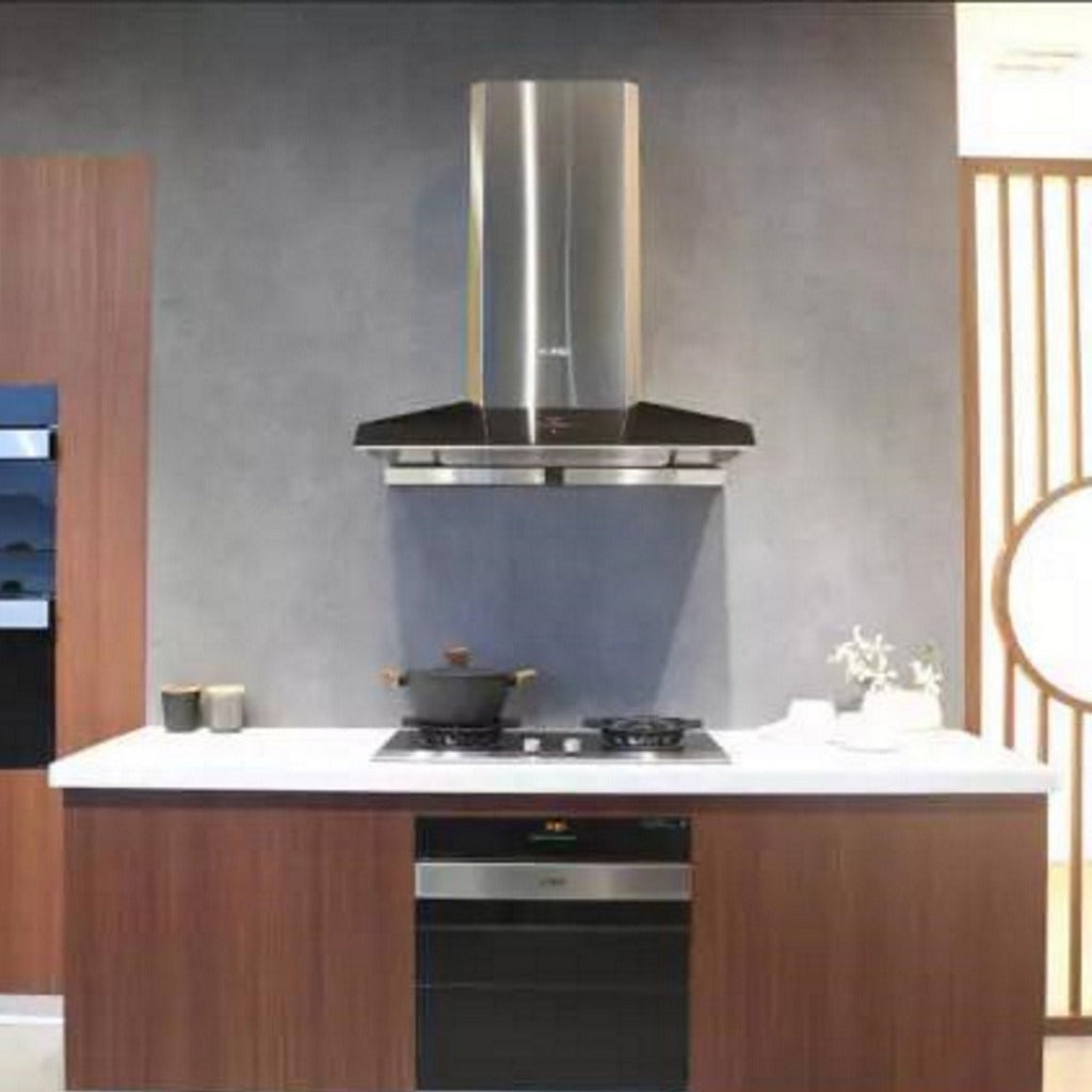 Fotile Perimeter Vent Series 36 in. 1100 CFM Wall Mount Range Hood with Touchscreen in Stainless Steel (EMG9030)