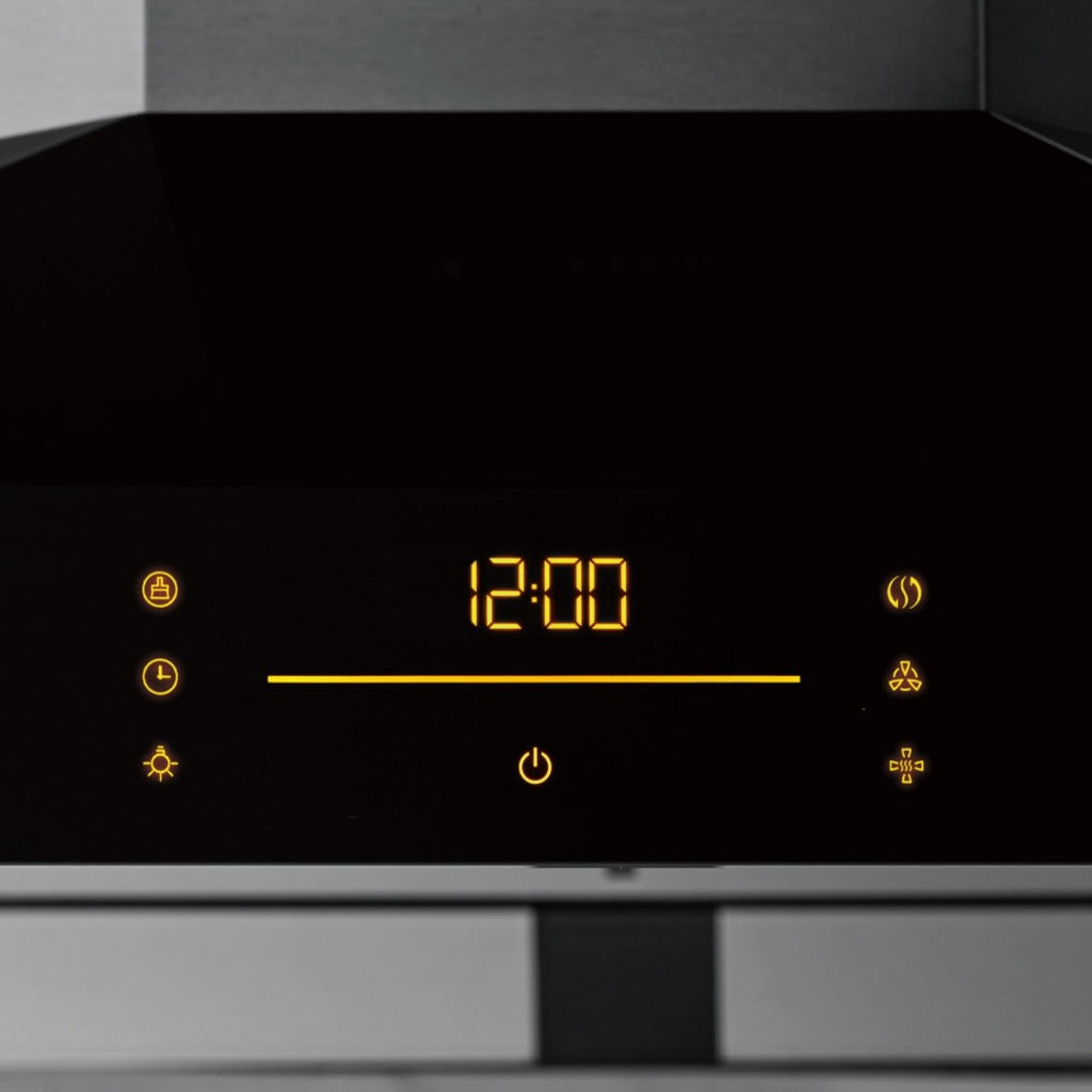 Fotile Perimeter Vent Series 36 in. 1100 CFM Wall Mount Range Hood with Touchscreen in Stainless Steel (EMG9030)