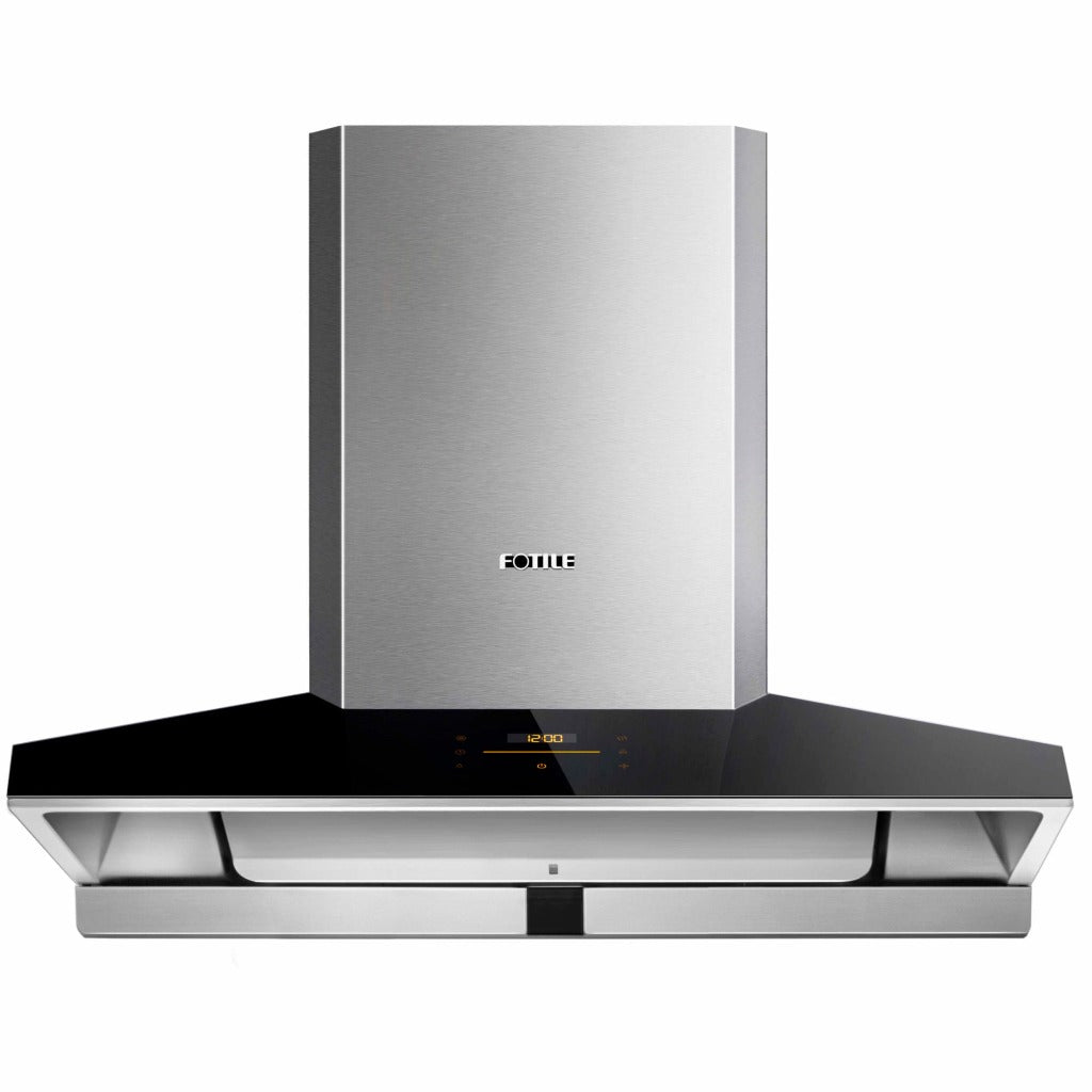 Fotile Perimeter Vent Series 36 in. 1100 CFM Wall Mount Range Hood with Touchscreen in Stainless Steel (EMG9030) main image.