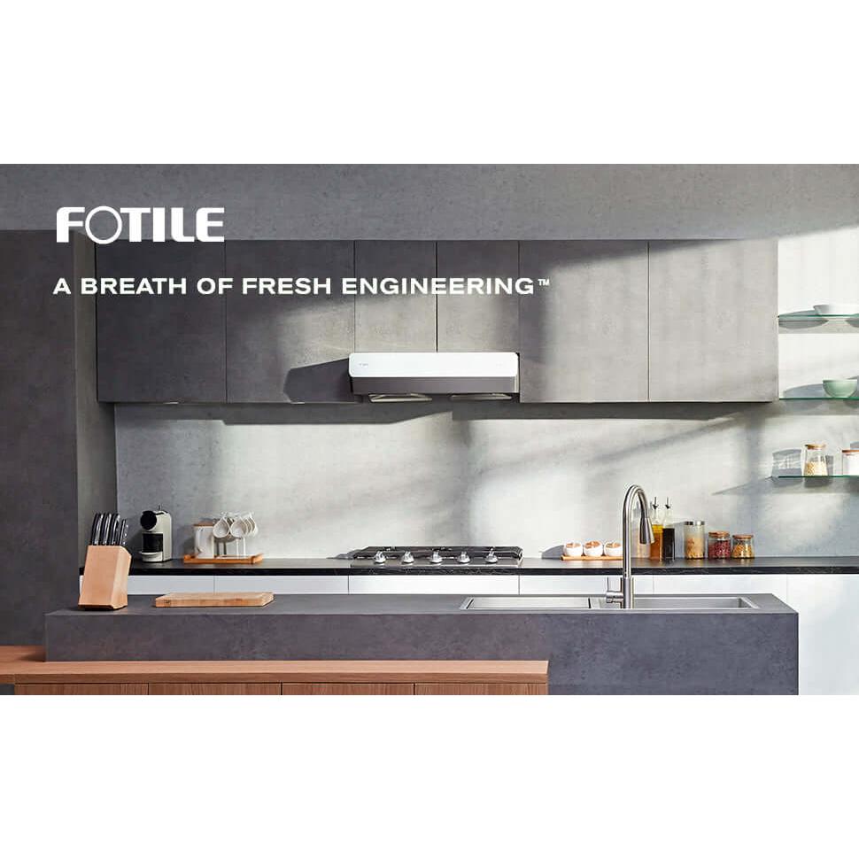 Fotile Pixie Air Series Slim Line 30 in. Under Cabinet Range Hood with WhisPower Motors and Color Options (UQS300)