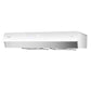 Fotile Pixie Air Series Slim Line 36 in. Under Cabinet Range Hood with WhisPower Motors in White Tempered Glass (UQG3602)
